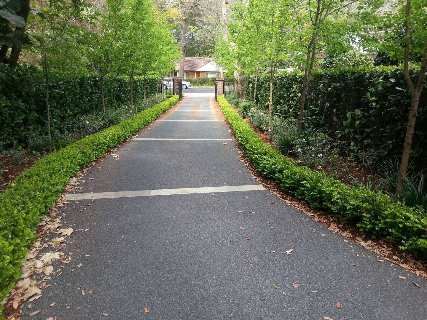 Resurfaced driveway Pymble